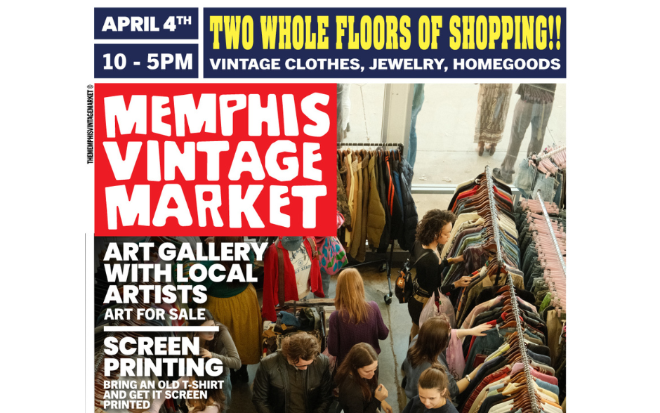 poster for the Memphis Vintage Market