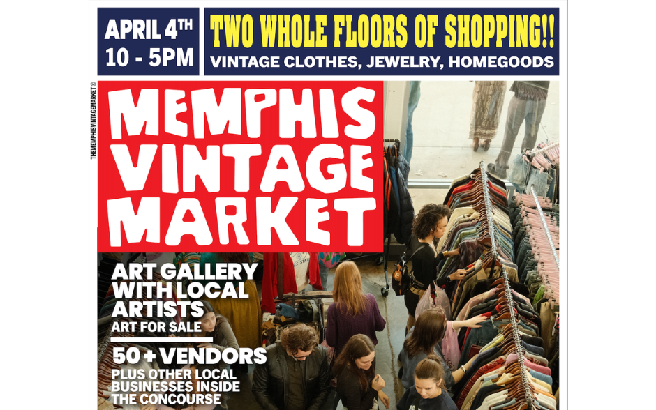 poster for Memphis Vintage market