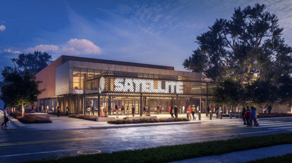 Image of the exterior of Satellite Music Hall