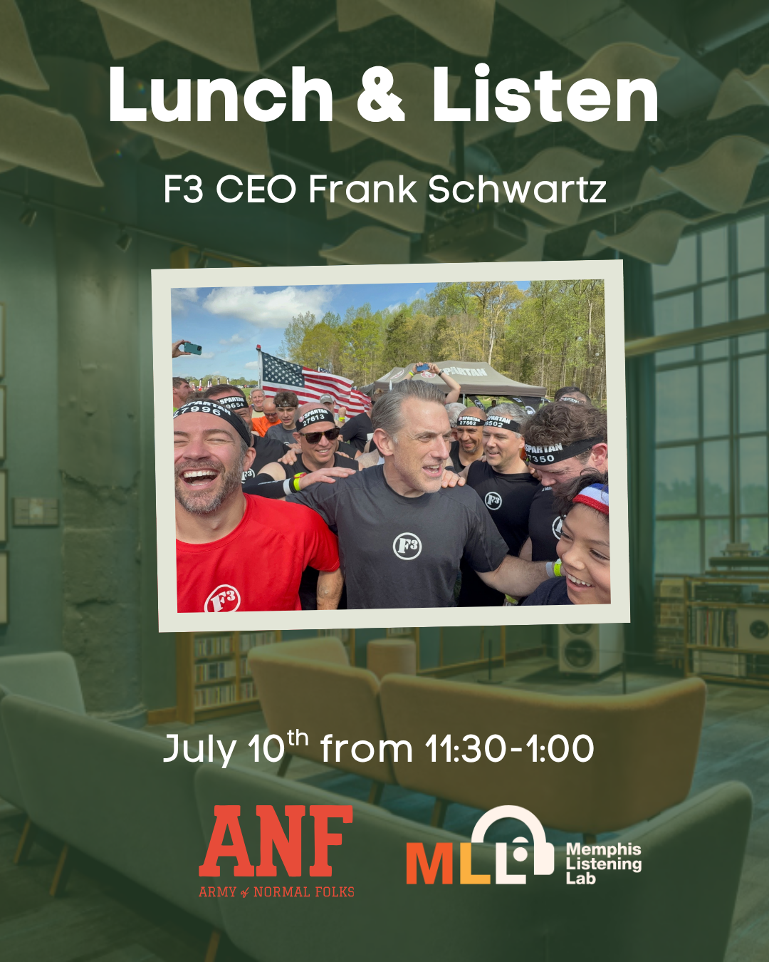 Army of Normal Folks Lunch & Listen