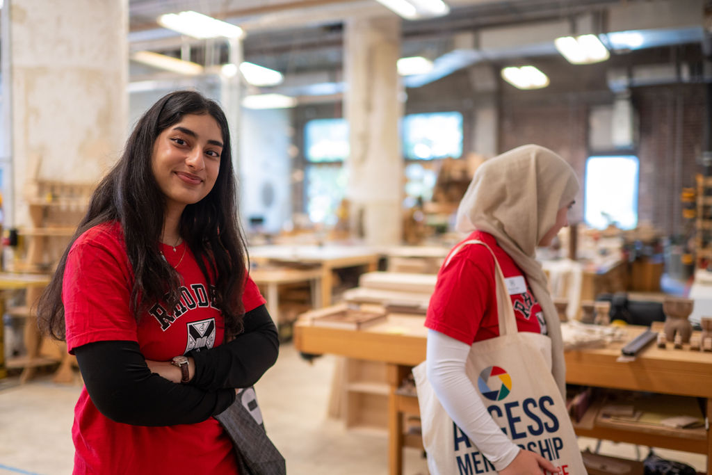 Students look around in Shared Art at Crosstown Arts